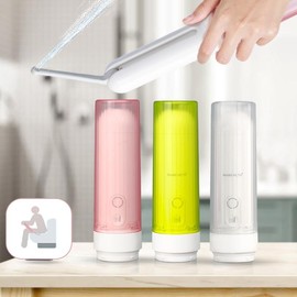 Portable Electric Bidet, 1 Count RechargeableHandheld Bidet Sprayer with 3 Spray ModesWaterproof Bidet for Home Bathroom Travel - Colour: Brown And White