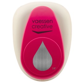 Vaessen Creative Craft Paper Punch - Drop - 5,8 x 8,9 cm - Circle Cutter for Crafting and Card Making