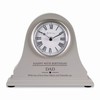 De Walden Dad's 90th Birthday Engraved Grey Mantel Clock Ninetieth