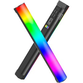 Magnetic Handheld Light Wand  Full Color RGB Stick LED Fill with 3000mAh Rechargeable 2500-9000K Dimmable Camera Tube for Studio Photography Vlog 30cm - Size: 30cm/11.8in