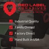 Red Label Abrasives 2X72 Ceramic Grinding Belts 36 Grit EdgeCore