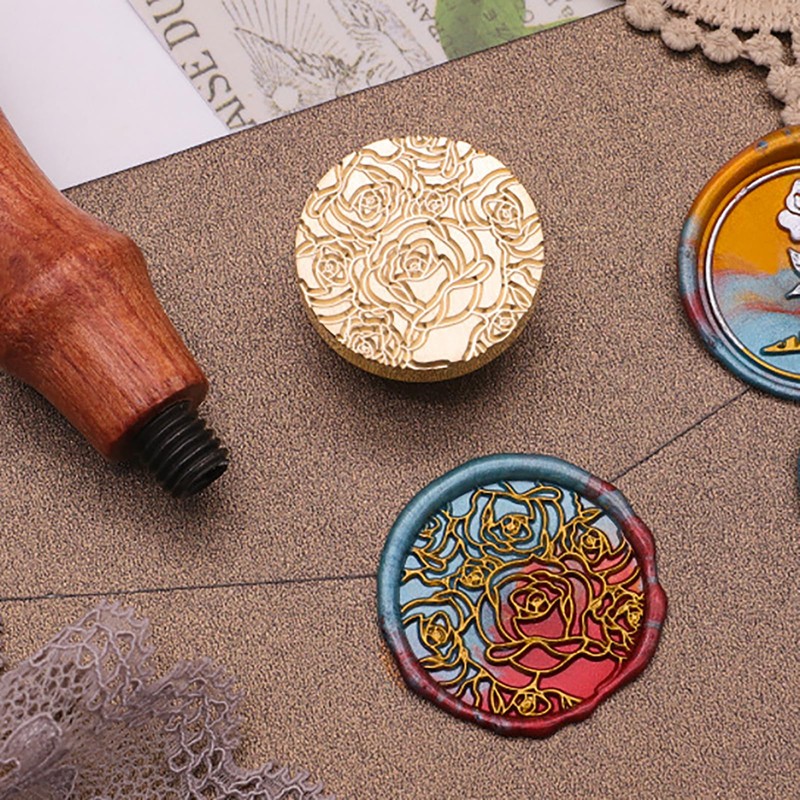 WXVOVXW Sealing Stamp Head Wax Seal Stamp Sealing Wax Stamp