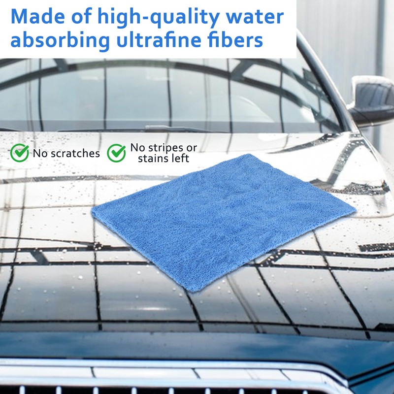 Anmrept 5 PCS Extra Large Microfiber Cleaning Cloth 30"x20", Washable