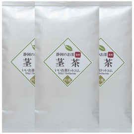 Stem Tea Made in Shizuoka, 3.5 oz (100 g), 3 Bags Set