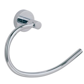 Never Drill Again Nie Wieder Bohren HM207 Hoom Hand Towel Ring Solid Brass High-Gloss Chrome-Plated Hand Towel Ring Incl. Special Attachment Technique