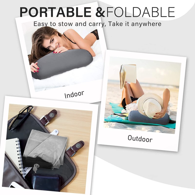 Prosixtoy Portable Wedge Cushion, Inflatable Pillow, Body Positioner, Bed Wedges,