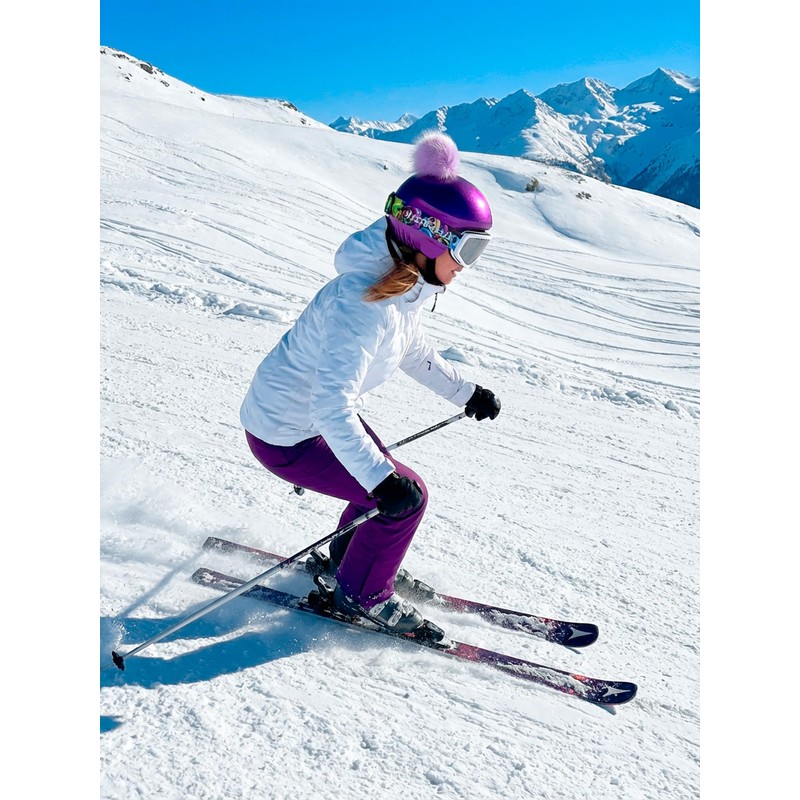 COOLCASC Universal Helmet Cover - Exclusive Metallic Purple Model with