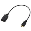 Elecom Mini HDMI to HDMI Adapter 0.2m Super Slim 4K/30Hz