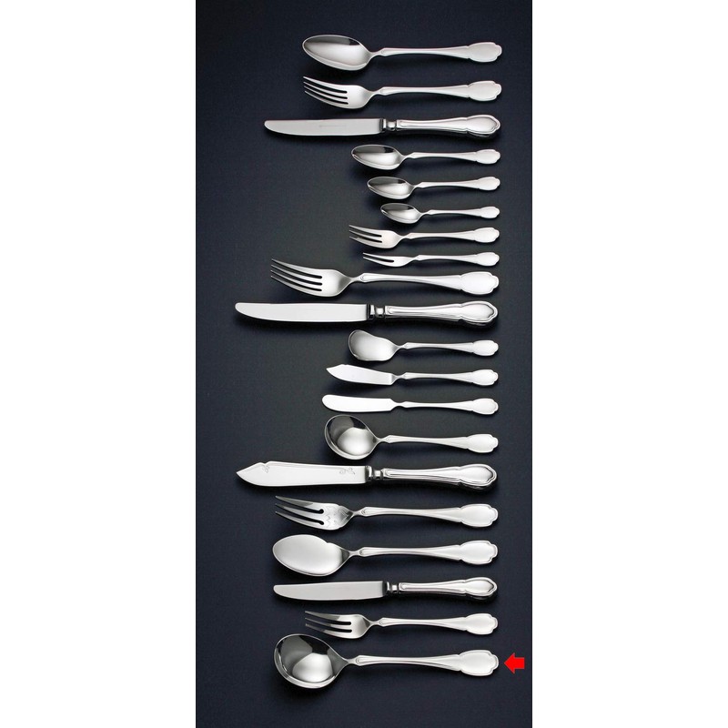 Lucky Wood Spoon Silver Lake Soup Spoon 0-17722-000