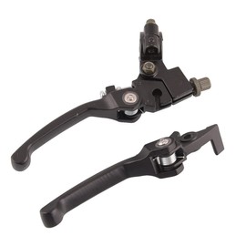 Heart Horse 1 Pair 22mm Pit Dirt Bike Clutch Brake Levers Set, Motorcycle Folding Handlebar Clutch Brake Lever for 90/110/125/140cc Pit Dirt Bike