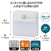 Ohm NIT-ALA6JSQ-WN 06-0148 LED Motion Sensor Night Light for Indoor