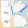 DSYIL 100 Sets Watercolor Paper Bookmarks with Tassels, Blank Book