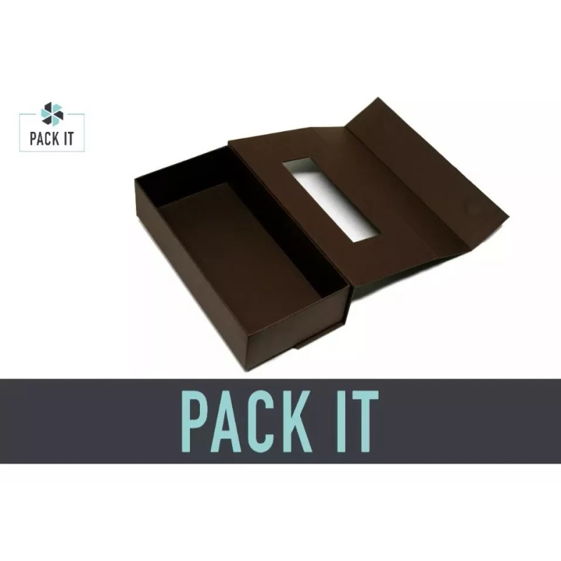 Pack It Caja Dispensador Pañuelos Desechables Kleenera Color Café