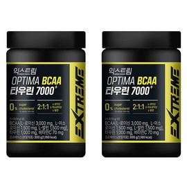 Extreme Optima BCAA Taurine 7000 Plus, 300g, 2 Pieces / 익스트림 옵티마 BCAA 타우린 7000 플러스, 300g, 2개