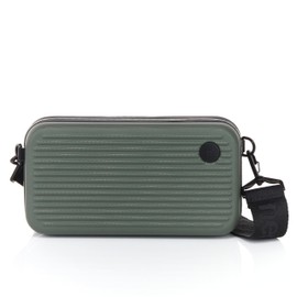 Nere - Stori Mini Organiser Case, Lightweight Hard Shell Bag, Travel Essentials for Women and Men, Khaki