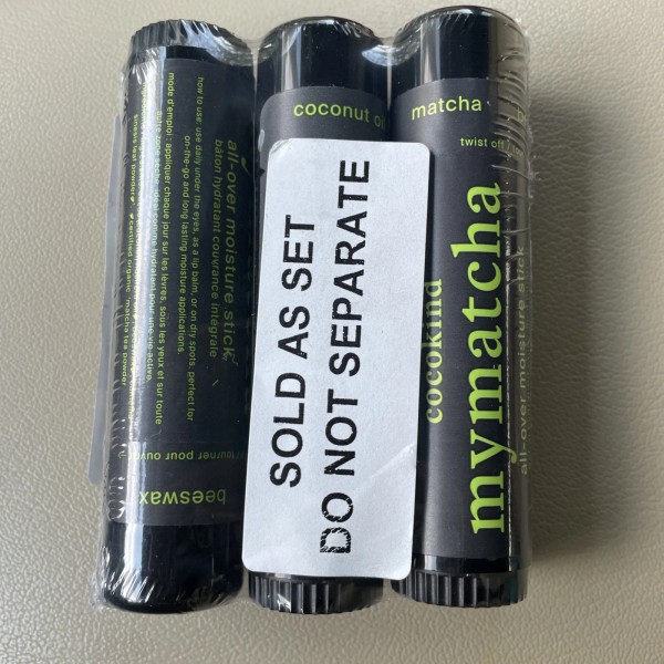 Cocokind 3~Cocokind MyMatcha Organic All-Over Moisture Stick Original Formula NEW