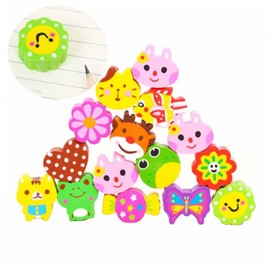 KICHOUSE Erasers for Kids: 30pcs Animal Erasers Creative Design Children's Birthday Party