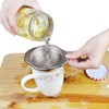 Silver Stainless Steel Canning Colander Food Can Strainer Fruit Can