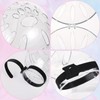 Cat Muzzle and Boots Set, Breathable Cat Adjustable Hood and
