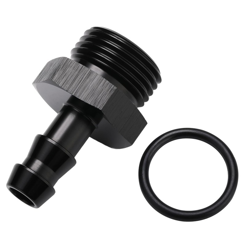 Podavelle 8AN -8 ORB to 5/16 Hose Barb Straight Fitting