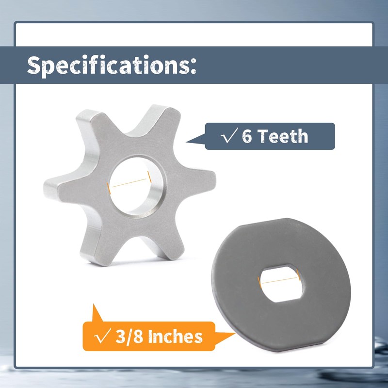 Erchon 4138-642-1250 Pole Saw Sprocket 3/8 6T Compatible with Stihl