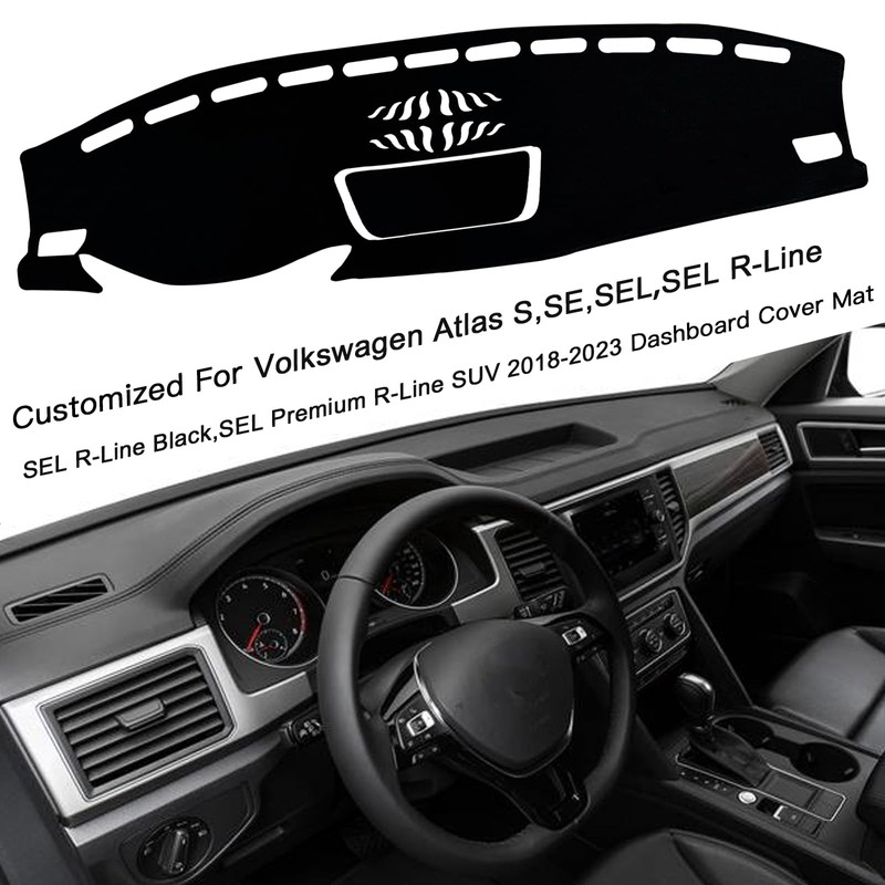 KEEGTBOX Dash Mat Cover Interior Dashboard Protection pad Compatible with