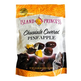 Island Princess Premium Chocolate Covered Pineapple 1.25 Pound
