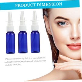 IWOWHERO 8pcs 30ml Pet Bottles Empty Refills Mini Travel Bottles Leak-proof for Cosmetics Essential Oils