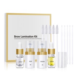 Nsxayiwe Eyebrow Perm Set, Brow Lifting Set, Eyebrow Lifting Set, Durable, Semi-Permanent Eyebrow Lift Shaping Set with Brush Swab, 20 ml