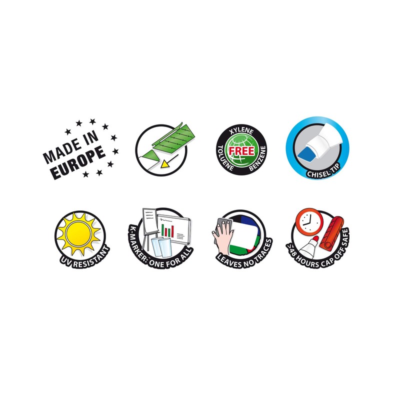 Kores M20803 Whiteboard Markers Special Color