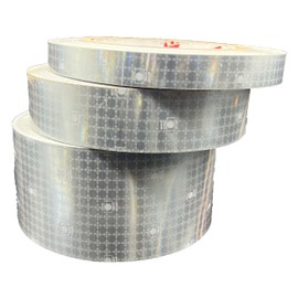 Oralite Solas M82 1403 Reflective Tape Inch 5', 10', 20', 30' Lengths (1000+ Candelas) Brightest Tape On Market USCG Approved (2"" Inch x 5' Feet), Silver, 2in1403-5ft