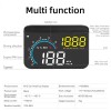 Speedometer Digital HUD Head Up Display OBD2 GPS Projector Overspeed