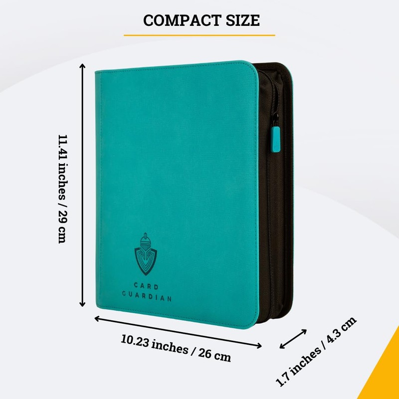 Card Guardian - Toploader 4 Pocket Premium Binder with Zipper