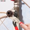 MAXPOWER 10 inch Groove Joint Pliers, Quick Adjustable Serrtated V