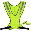 VEGCOO Reflective Running Vest Set, Adjustable High Vis Running Vest