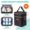 PIIOSER Breastmilk Cooler Bag with Ice Pack Fits 6 Baby