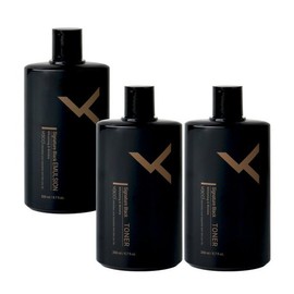 Bazzi Homme Signature Black 3-Piece Single Set (Toner 2 + Emulsion 1) / 바찌 옴므 시그니처 블랙 3종 단품 세트 (토너2+에멀전1)