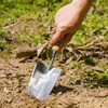 Berry&Bird Garden Serrated Planting Trowel, Multifunctional Shovel with ash Wood