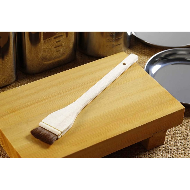 EBM Wooden Handle Edomae Sushi Brush 1.9 inch (45 mm)
