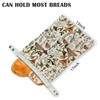 SINENRY Mushroom Forest Bread Bags for Homemade Bread, Dragonfly Berry