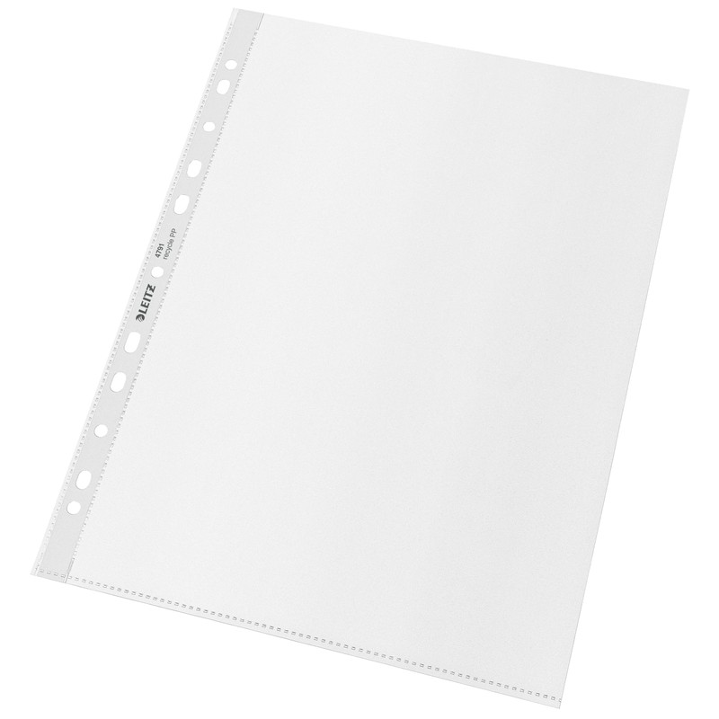 Leitz economy document wallet a4 colourless pp grained waterproof pack