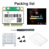 WiFi 6E Half Mini PCI-E WiFi Network Card 802.11AX AC