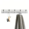 Cehold Foldable Stylish Modern Hook Rack with 5 Hooks, Coat