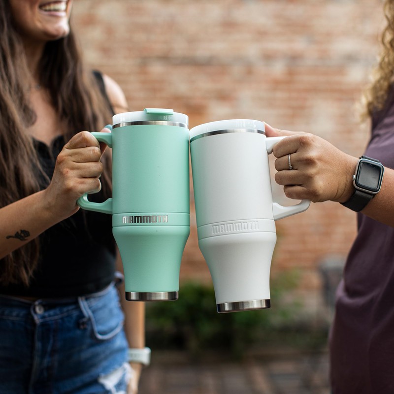 Mammoth Ascent Black 40 oz Tumbler with Handle