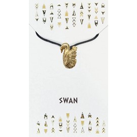 My Totem Tribe Spirit Animal Tribal Bead Necklace Native American Zodiac Unique Symbolic Inspirational Gold Pendant, Gold Plated, No Gemstone