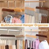 Tie Rack Tank Tops Hangers Bra Hanger with Upgraded 360°Rotating