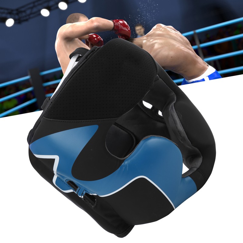 BN FIGHT Boxing Helmet Head Guard Headgear for Sanda Mauy