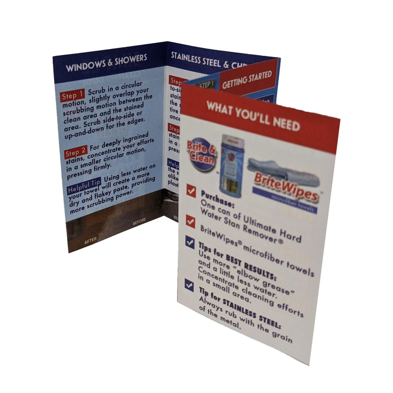 Brite & Clean Spotless Showers Kit for Hard Water Stain