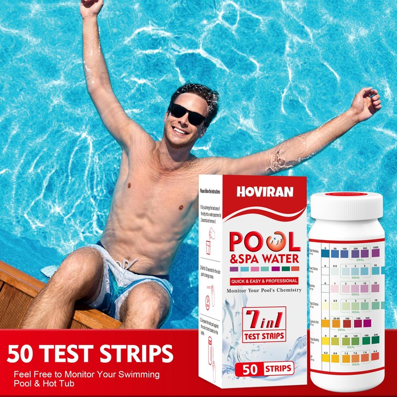 Hot Tub Test Strips, Spa Test Strips for Hot Tub-Accurate