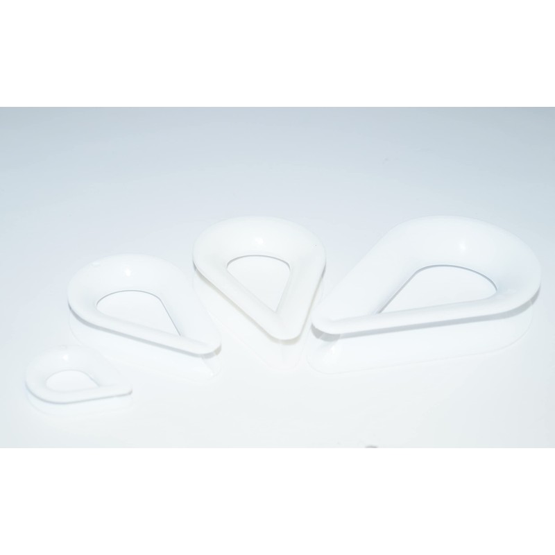 Plastic Thimble 12 mm Pack of 4 Nylon Thimbles for